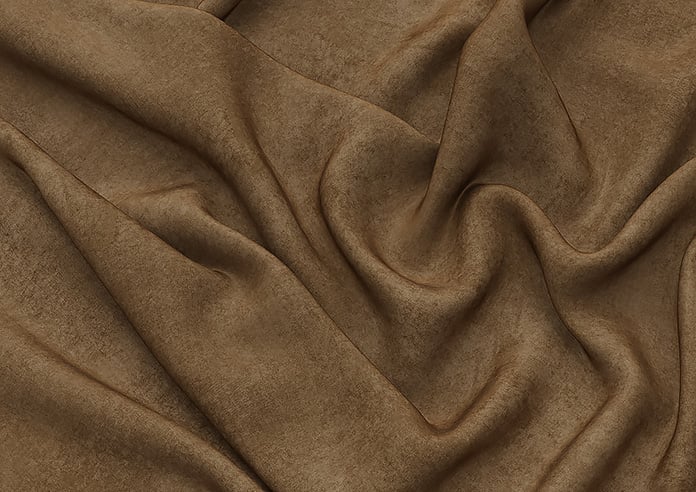 Faux Suede, Mocha - Twist&Fit Roman Blind - Image 4